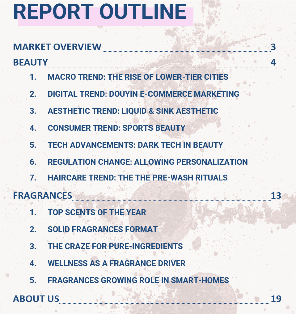 CHINA BEAUTY MARKET REPORT
